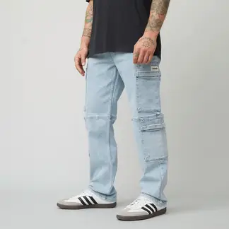 AMERICANINO - Jeans Cargo Relax Fit Algodón Hombre