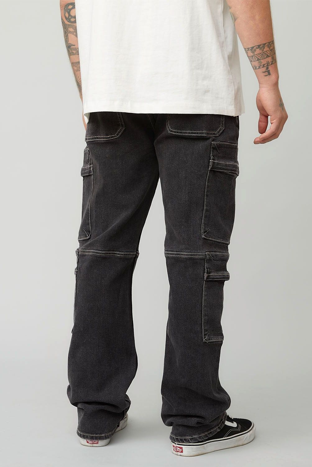 AMERICANINO - Jeans Cargo Relax Fit Americanino Algodón Hombre