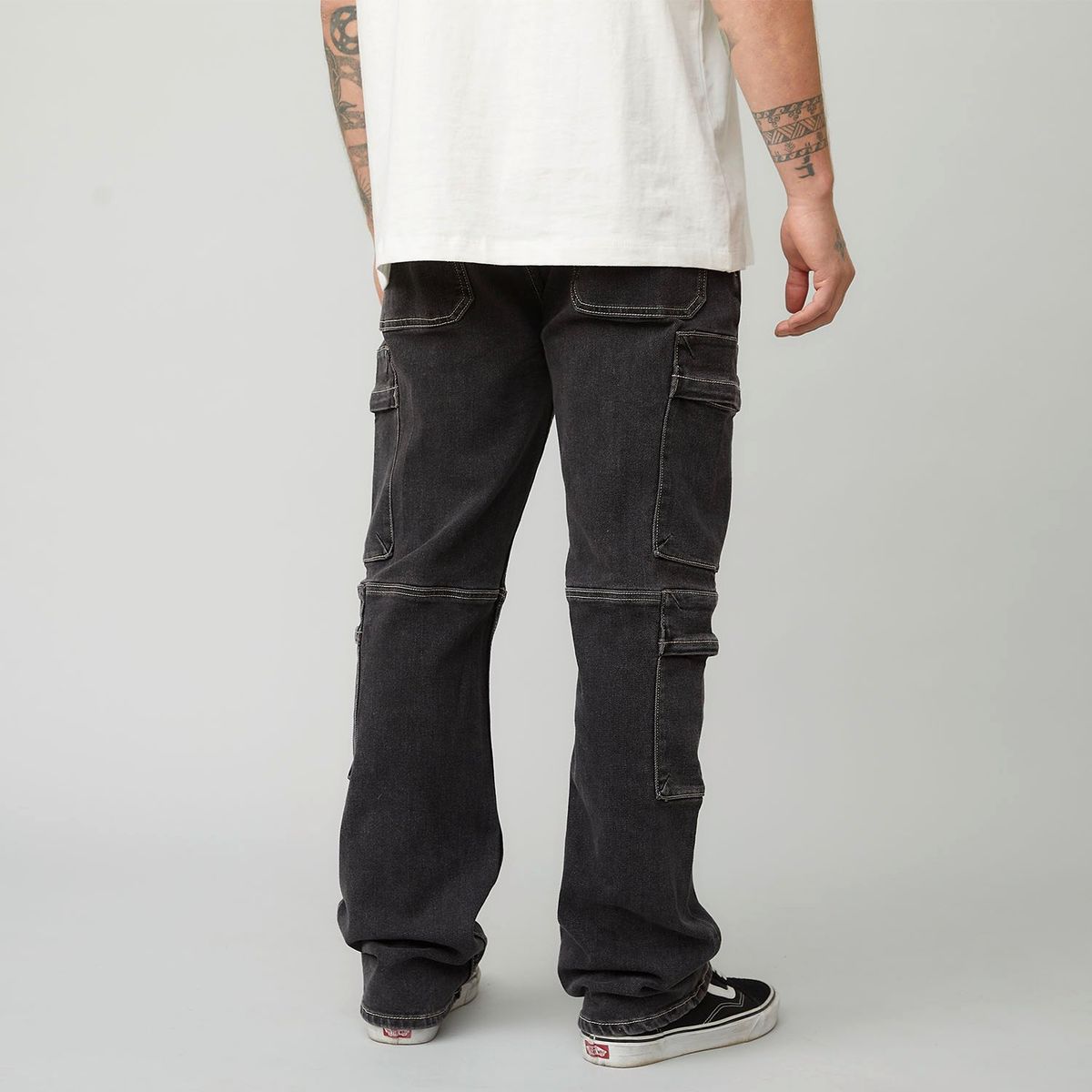 AMERICANINO - Jeans Cargo Relax Fit Americanino Algodón Hombre