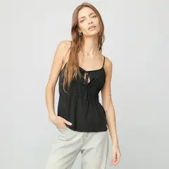 AMERICANINO - Blusa Manga Corta Mujer Viscosa Casual