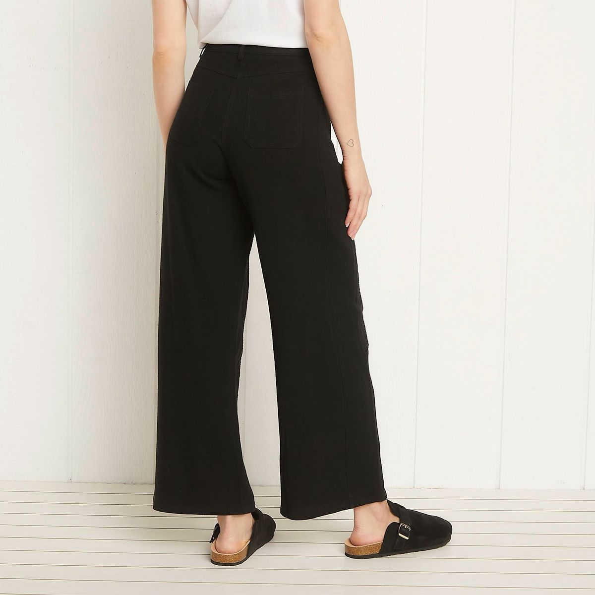 UNIVERSITY CLUB - Pantalón University Club Tiro Medio Lino Mujer Diseño Floral