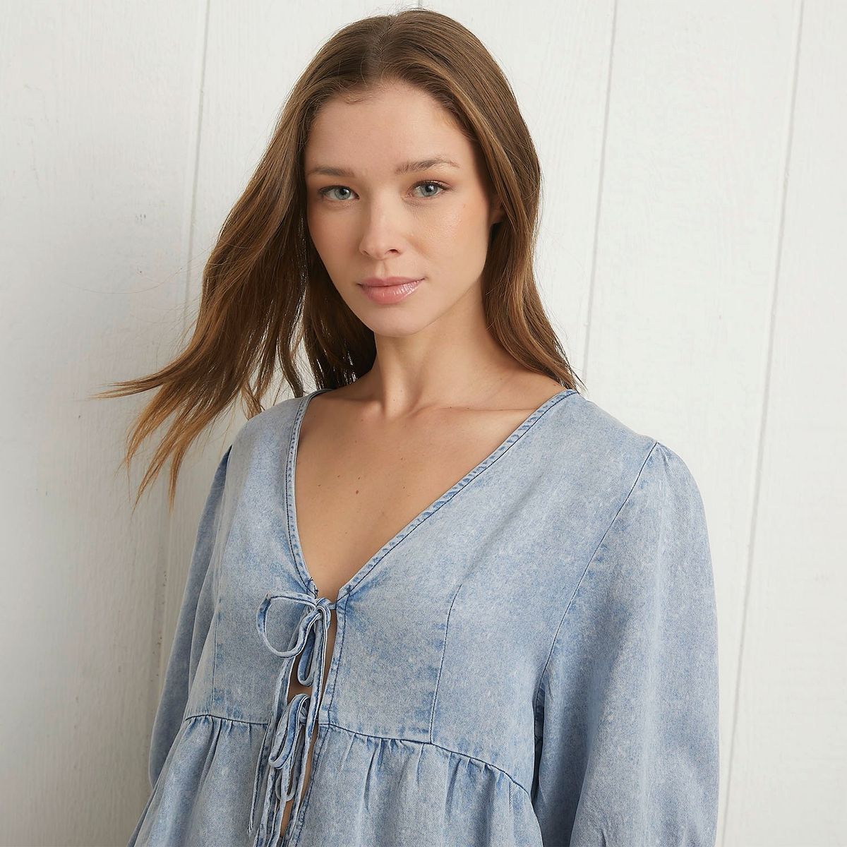 UNIVERSITY CLUB - Polera University Club Tencel Manga 3/4 Mujer