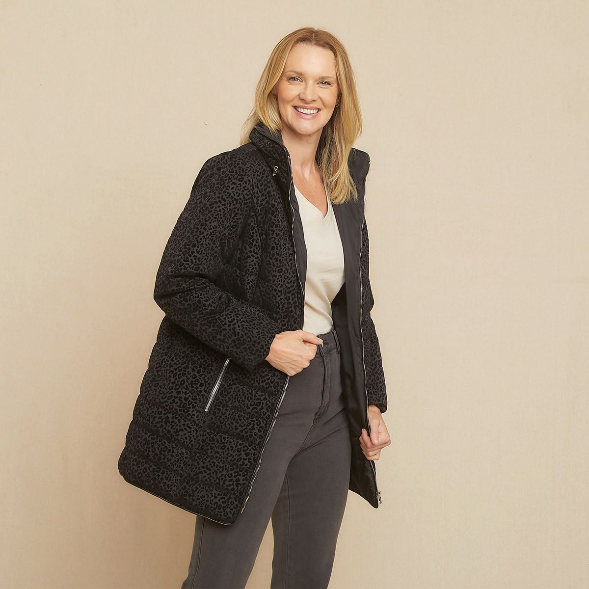 S COCCI - Parka S.Cocci Mujer Manga Larga Cuello Alto