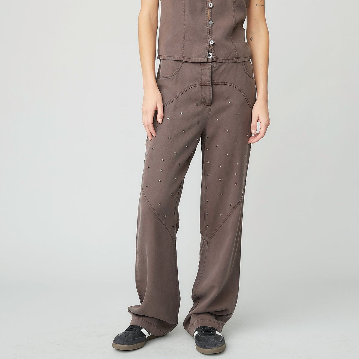 AMERICANINO - Pantalón Wide Leg Mujer Americanino Tencel