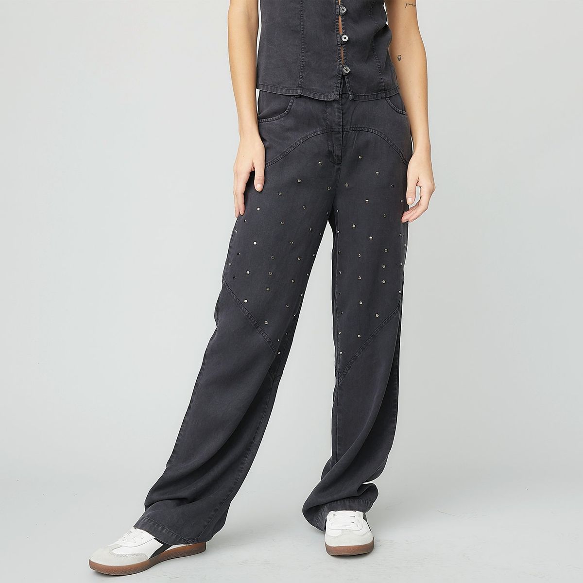 AMERICANINO - Pantalón Wide Leg Mujer Americanino Tencel