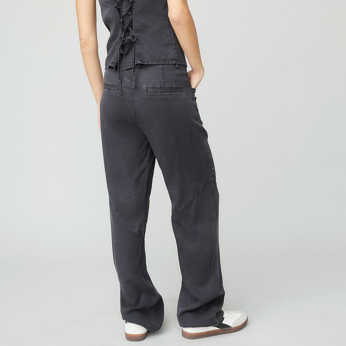 AMERICANINO - Pantalón Wide Leg Mujer Americanino Tencel