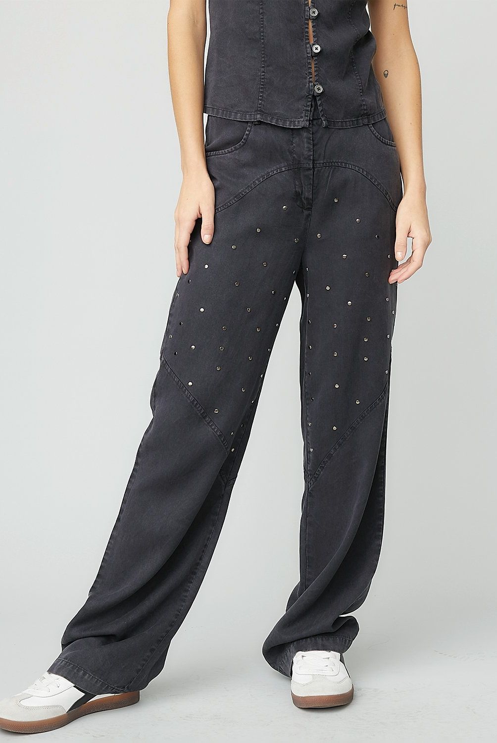 AMERICANINO - Pantalón Wide Leg Mujer Americanino Tencel