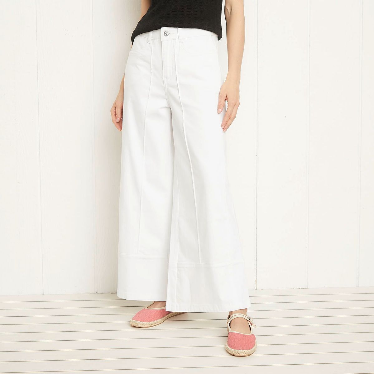 UNIVERSITY CLUB - Pantalón University Club Tiro Medio Algodón Mujer