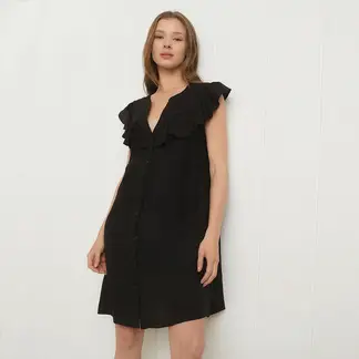 UNIVERSITY CLUB - Vestido Mujer Viscosa Estampado Animal Print Casual