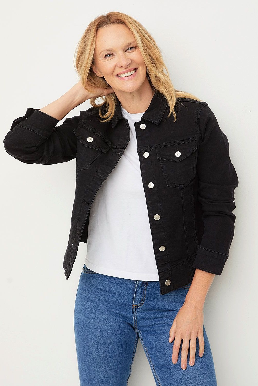 NEWPORT - Chaqueta Newport Denim Mujer Algodón Manga Larga