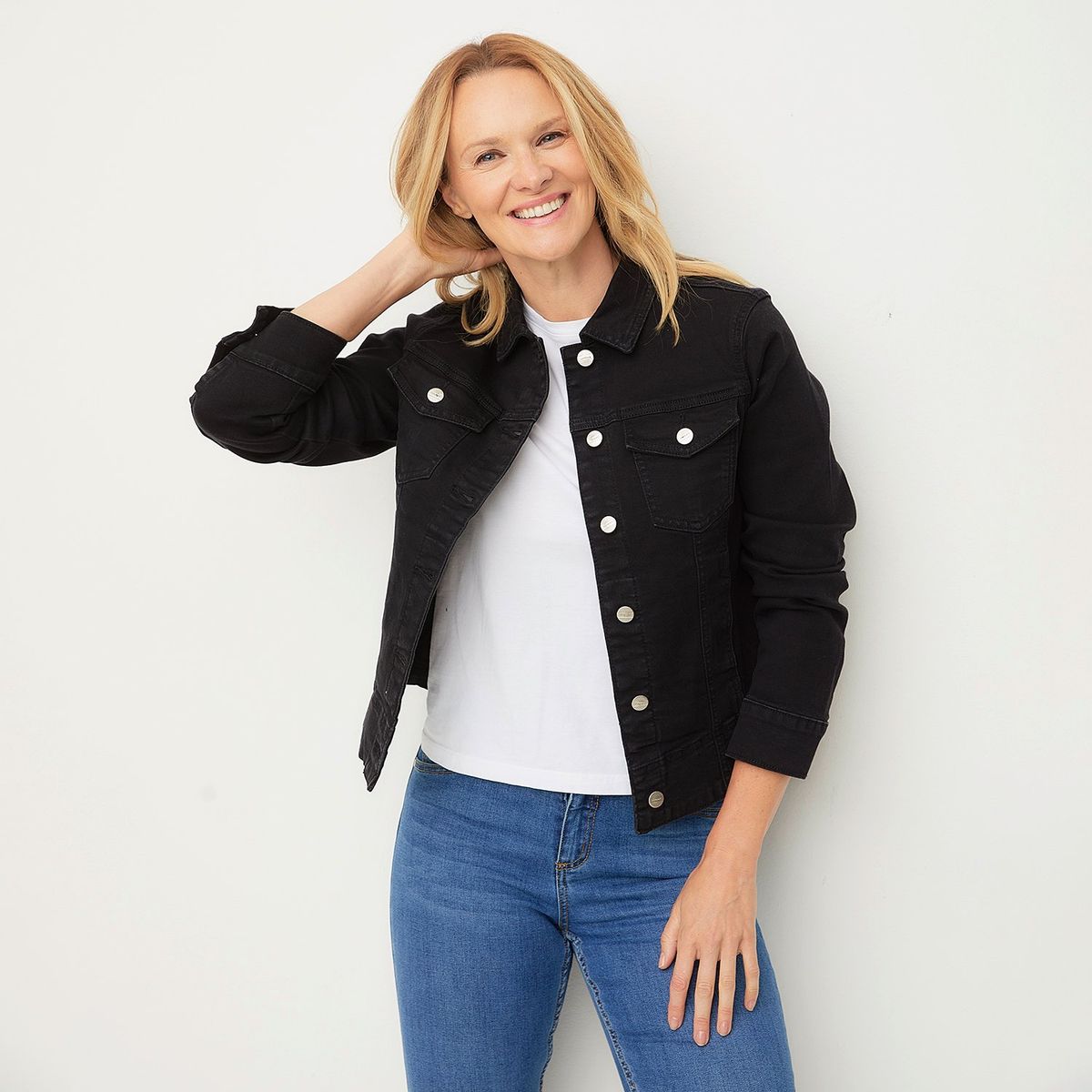 NEWPORT - Chaqueta Newport Denim Mujer Algodón Manga Larga