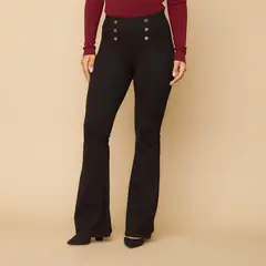 MOSSIMO - Pantalón Tiro Medio Mujer