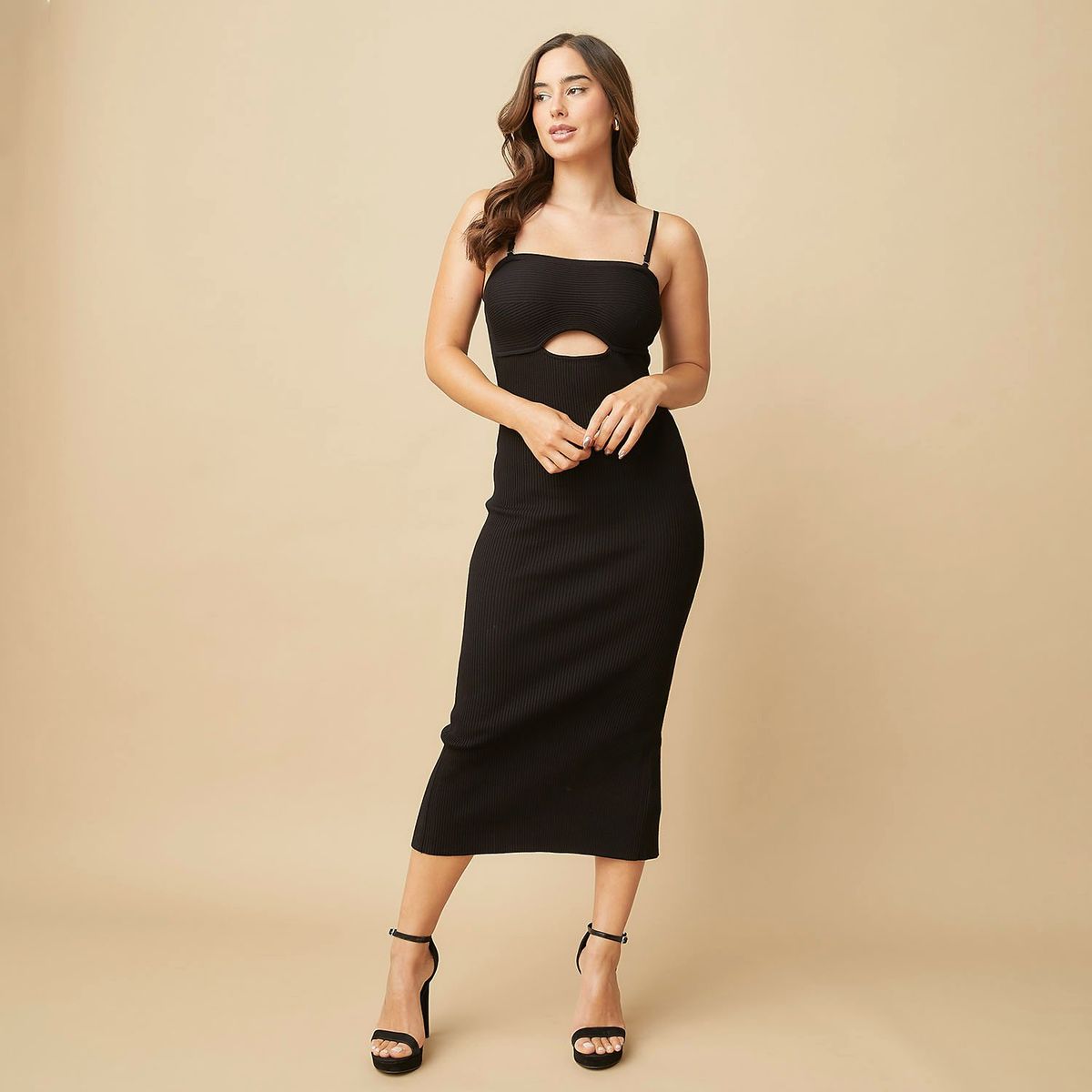 MOSSIMO - Vestido Midi Mujer Mossimo