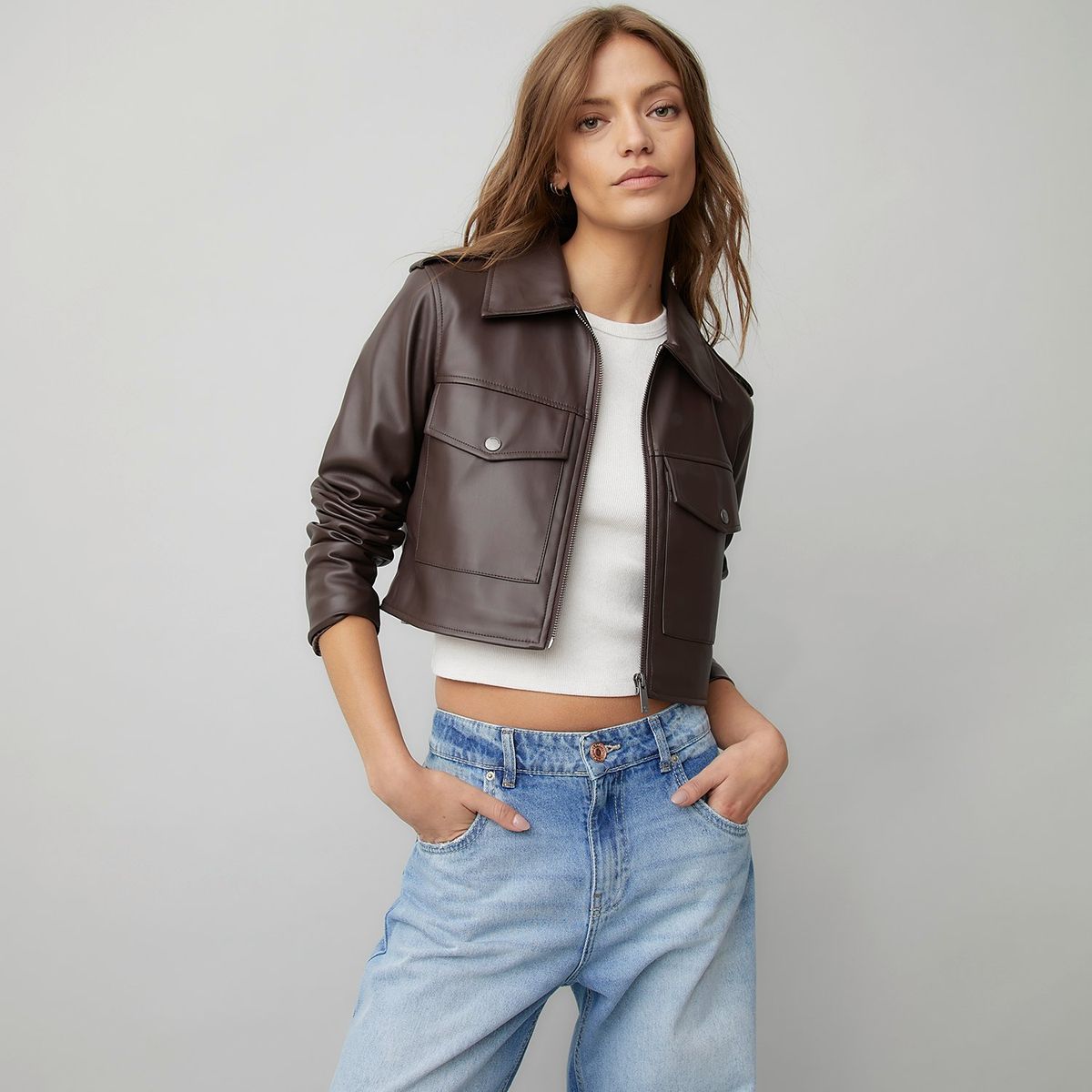 AMERICANINO - Chaqueta Americanino Mujer Cierre Metálico