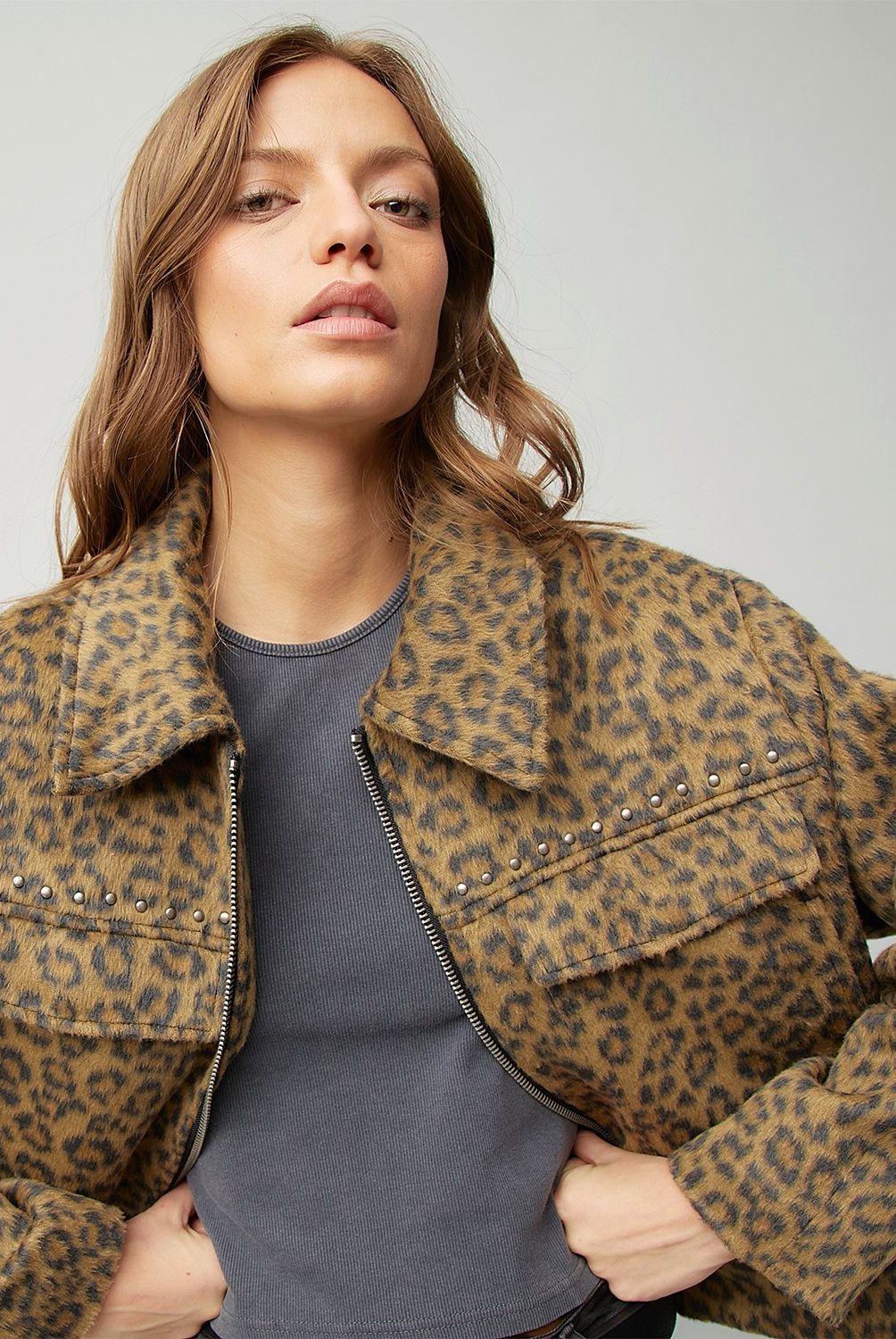 AMERICANINO - Chaqueta Americanino Diseño Urbano Mujer Manga Larga