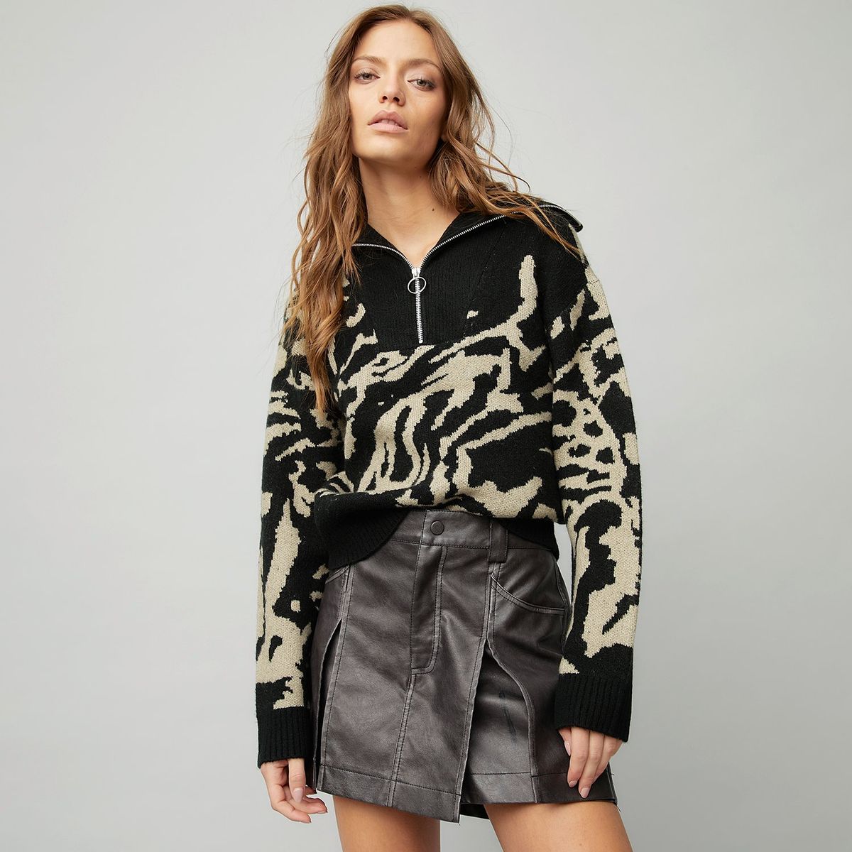 AMERICANINO - Sweaters Americanino Mujer Manga Larga Multicolor con Cierre