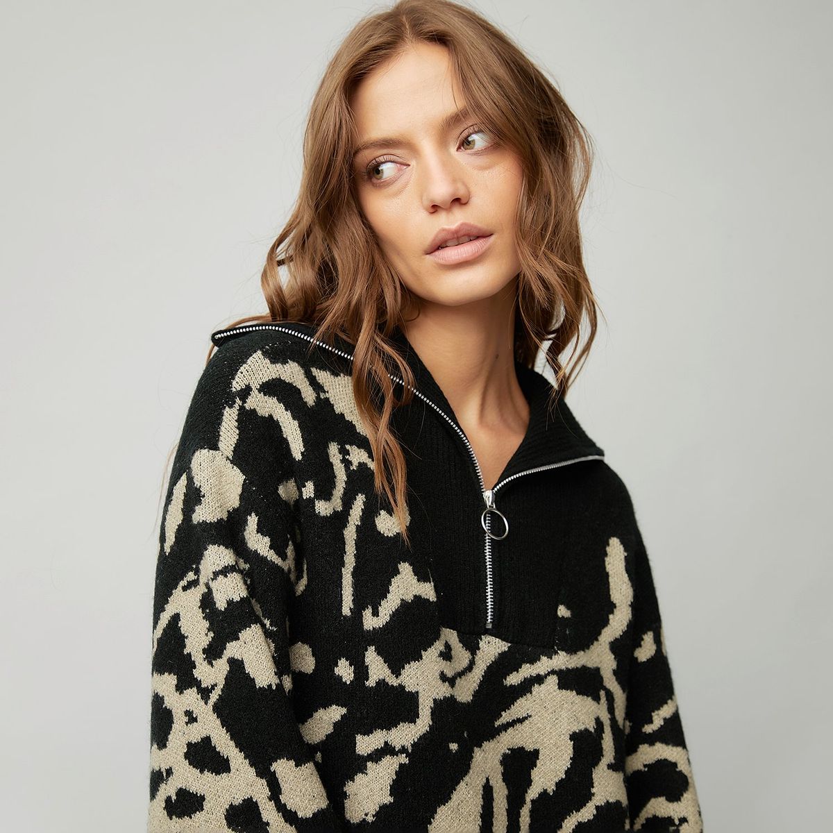 AMERICANINO - Sweaters Americanino Mujer Manga Larga Multicolor con Cierre