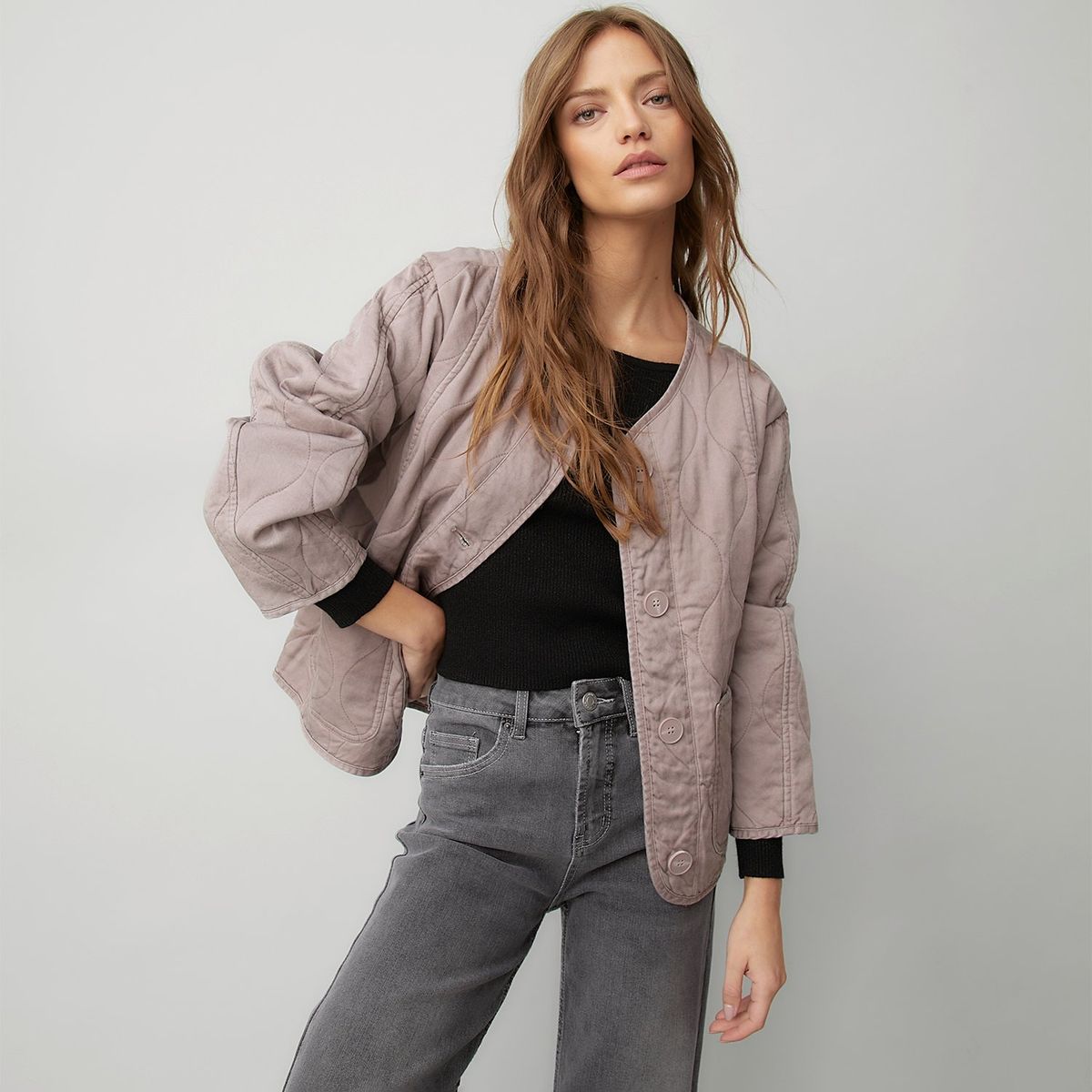 AMERICANINO - Chaqueta Americanino Mujer Lyocell Manga Larga Casual