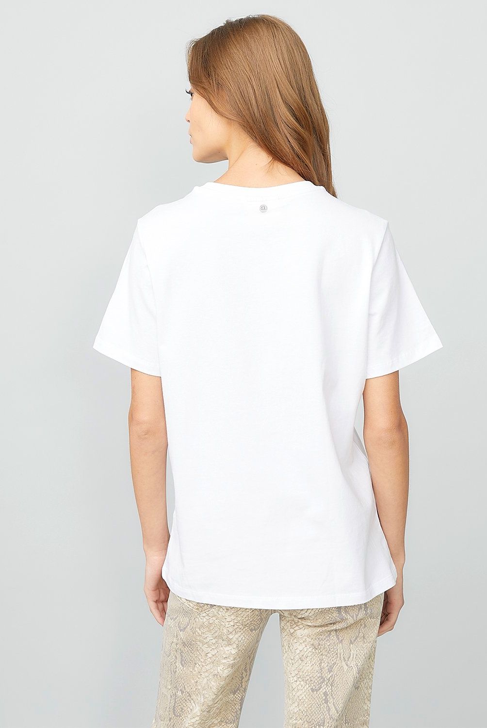AMERICANINO - Polera Print Algodón Manga Corta Mujer Americanino
