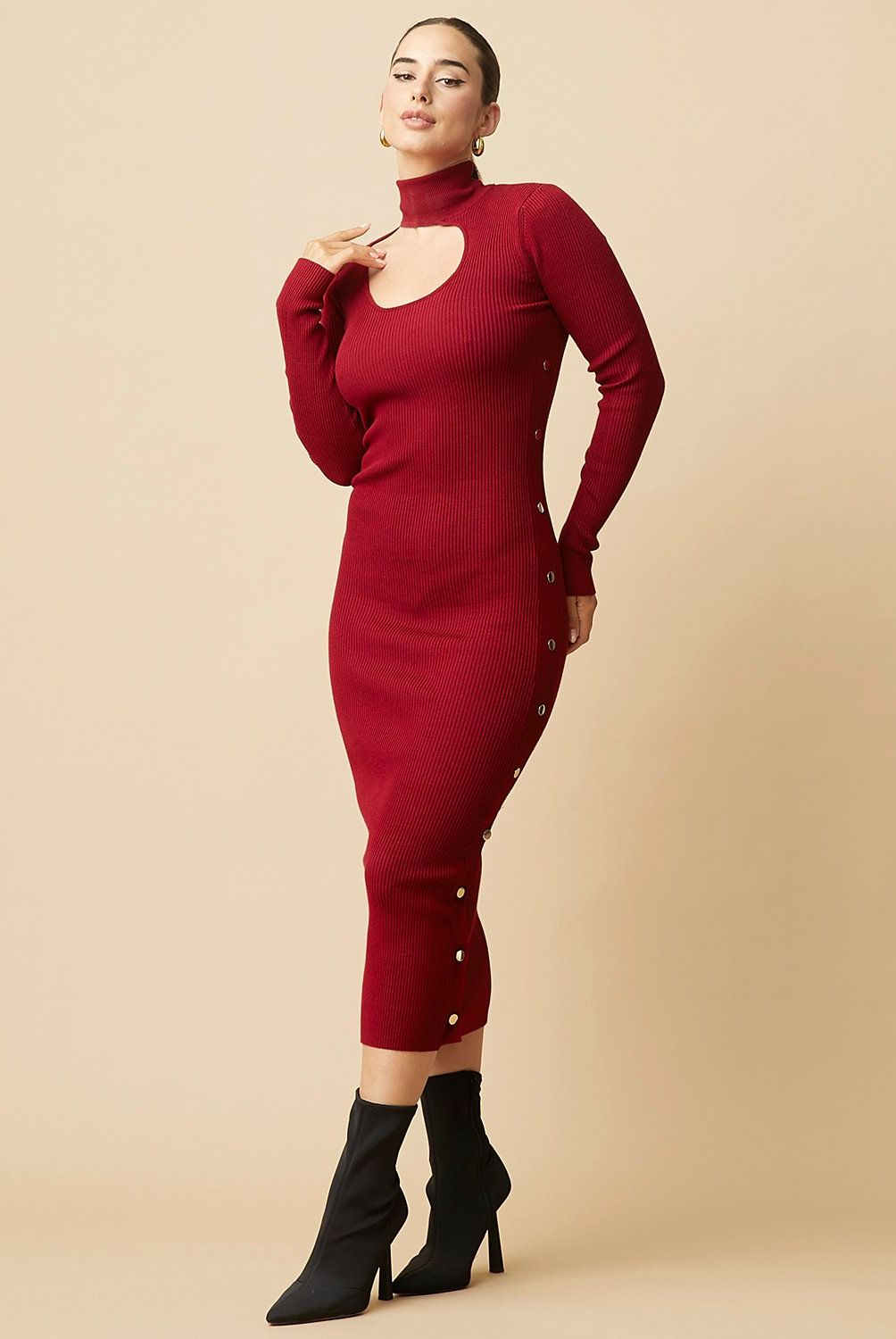 MOSSIMO - Vestido Midi Mujer Mossimo