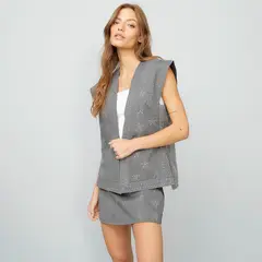 AMERICANINO - Vest Relaxed Fit Mujer