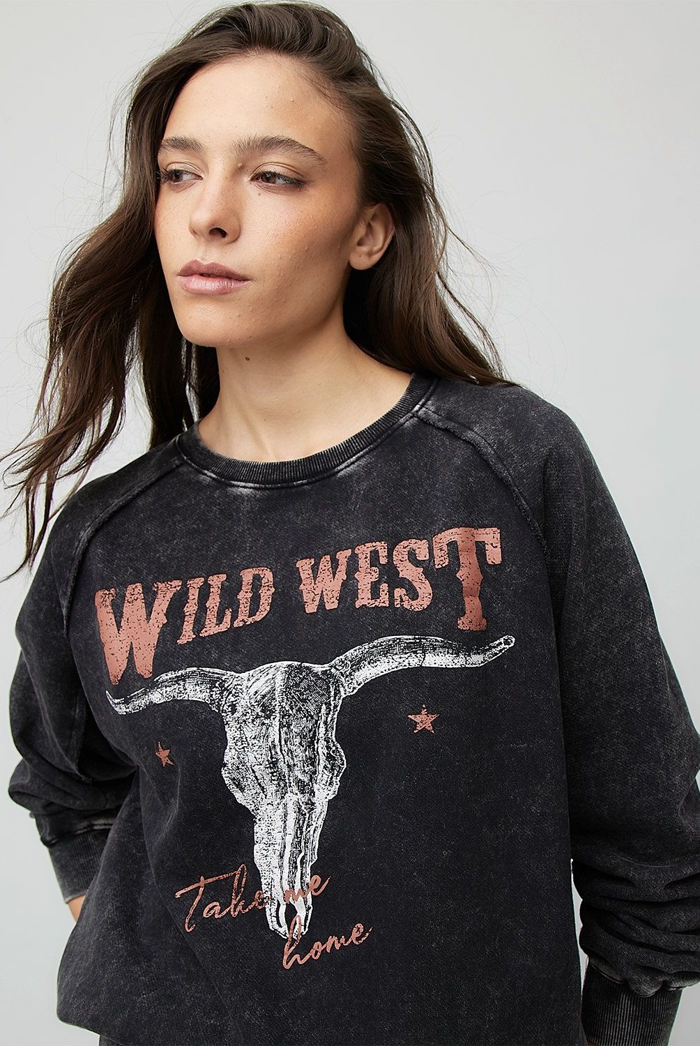 AMERICANINO - Polerón Crew Neck Mujer Americanino