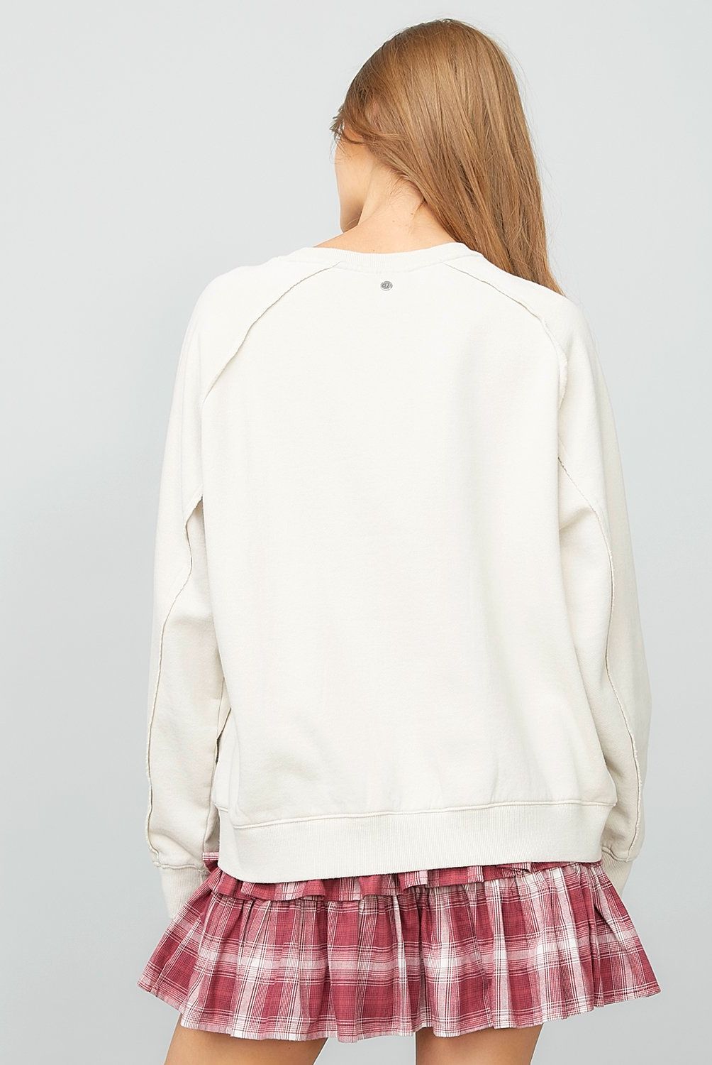 AMERICANINO - Polerón Crew Neck Estampado Americanino Mujer Algodón