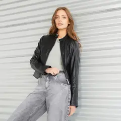 AMERICANINO - Chaqueta De Cuero Mujer