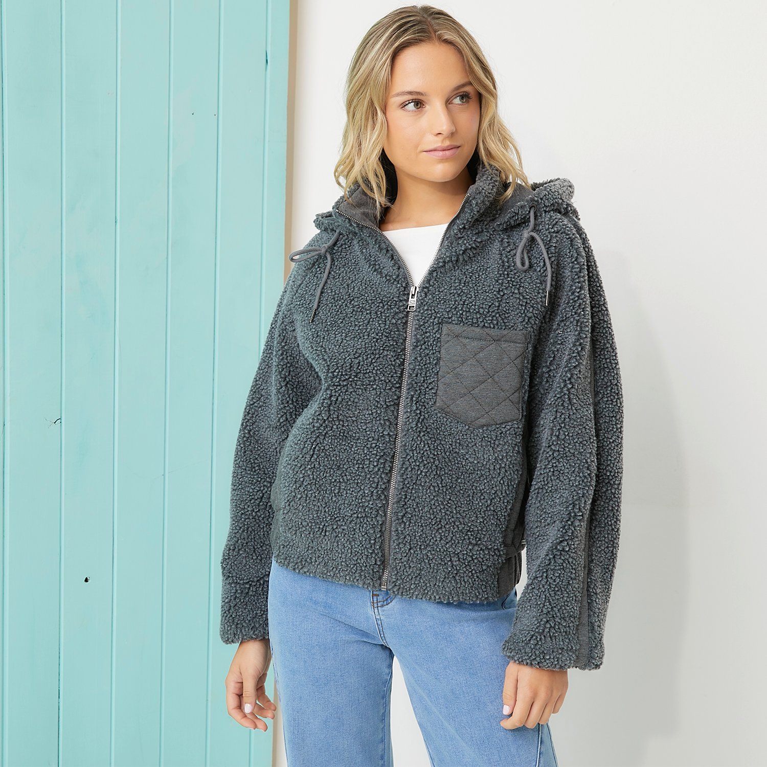 DOO AUSTRALIA Chaquetón Doo Australia Mujer Manga Larga Gray