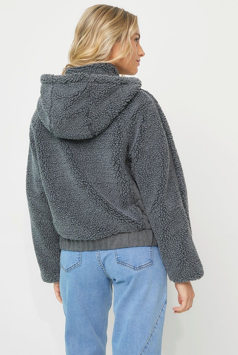 DOO AUSTRALIA - Chaquetón Doo Australia Mujer Manga Larga Gray Washed