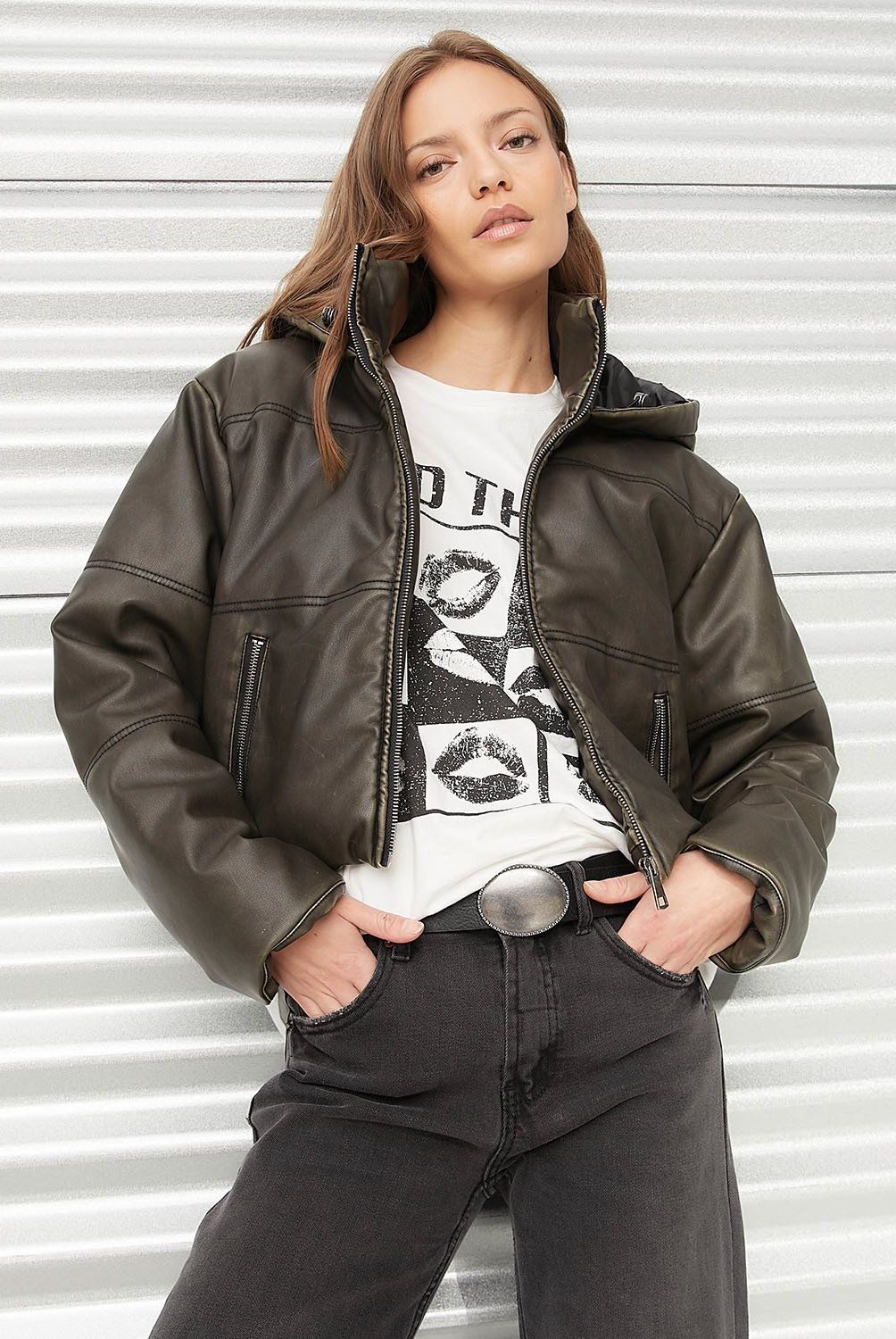 AMERICANINO - Parka Americanino Mujer Recubierto Con Gorro