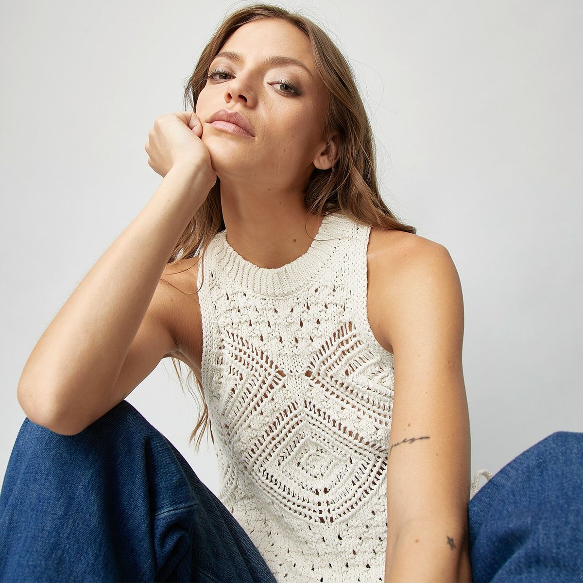 AMERICANINO - Polera Sin Mangas Algodón Americanino Mujer