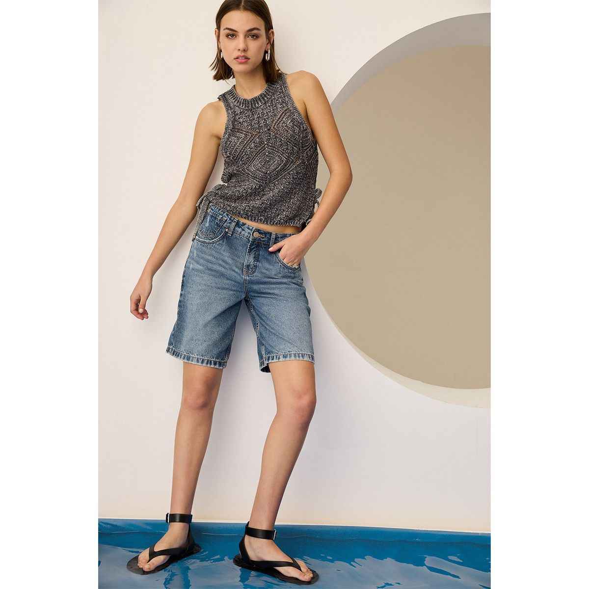 AMERICANINO - Polera Sin Mangas Algodón Americanino Mujer