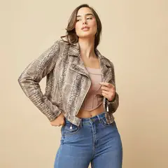 MOSSIMO - Chaqueta Biker Mujer