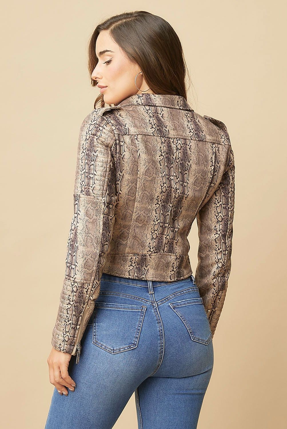 MOSSIMO - Chaqueta Biker Mujer Mossimo
