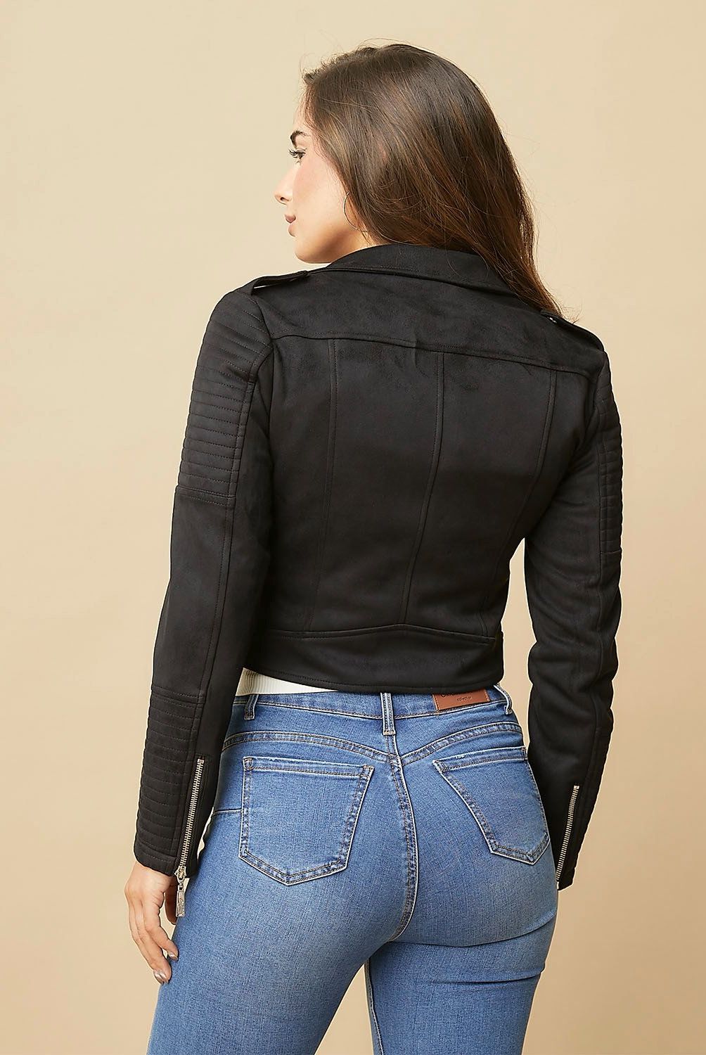 MOSSIMO - Chaqueta Biker Mujer Mossimo