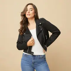 MOSSIMO - Chaqueta Biker Mujer