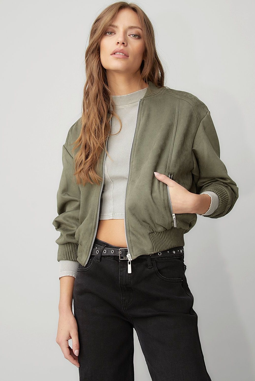 AMERICANINO - Chaqueta Americanino Mujer Manga Larga Cierre