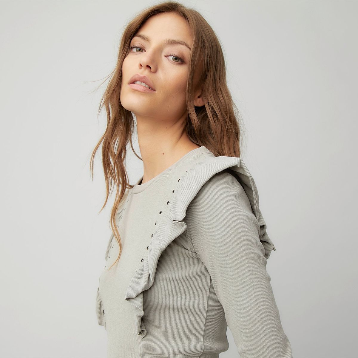 AMERICANINO - Polera Manga Larga Americanino Algodón Mujer Casual