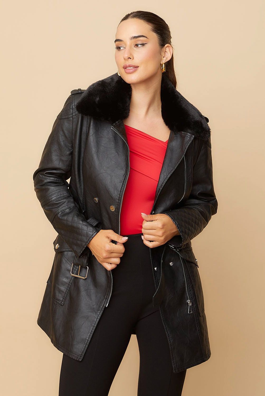 MOSSIMO - Chaquetón Mujer Mossimo