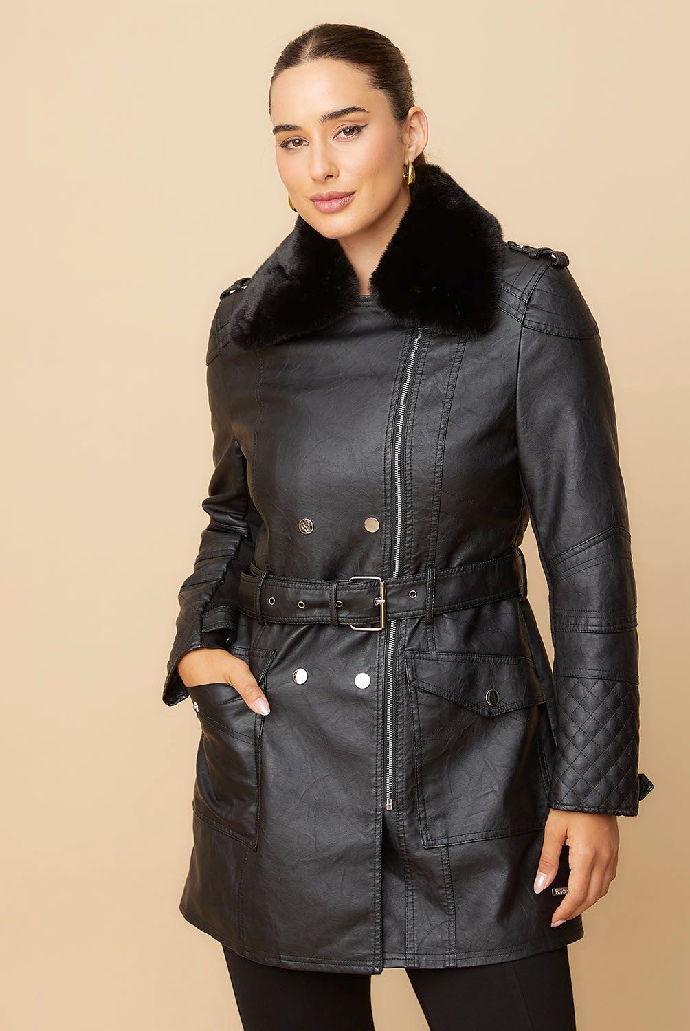 MOSSIMO - Chaquetón Mujer Mossimo