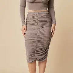 MOSSIMO - Falda Midi Mujer