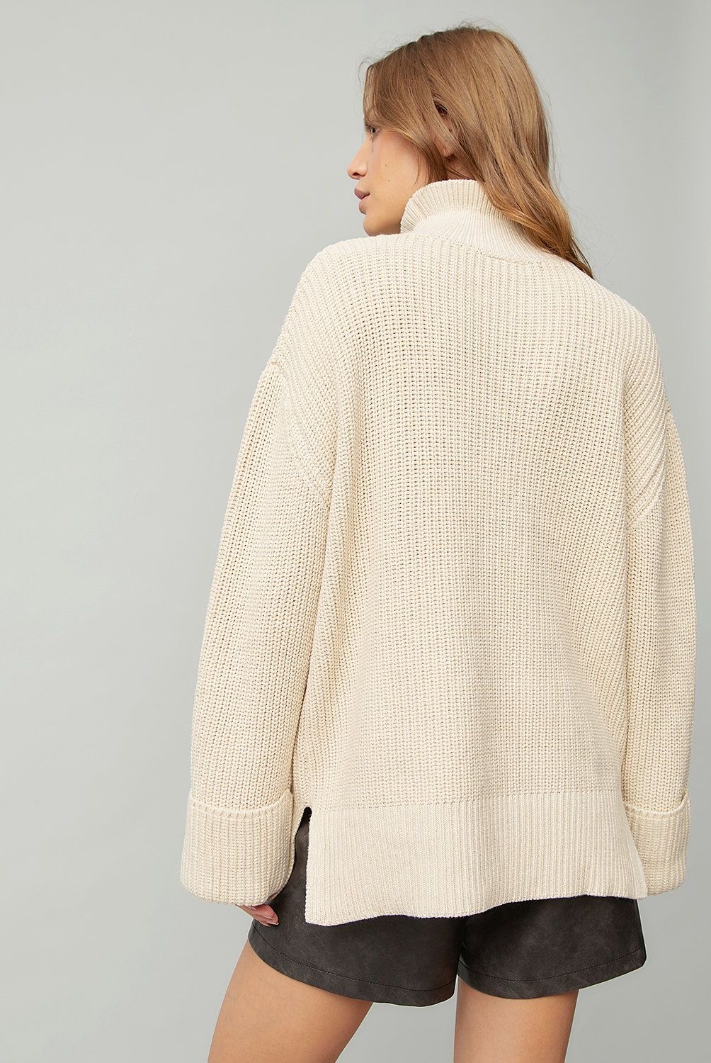 AMERICANINO - Sweater Americanino Rayas Cuello Alto Mujer Algodón Acrílico