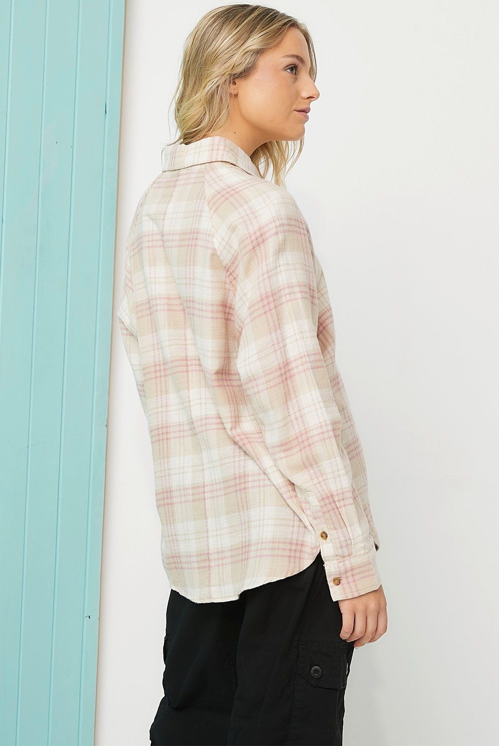 DOO AUSTRALIA - Blusa Manga Larga Algodón a Cuadros Doo Australia Mujer