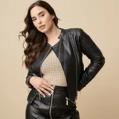 MOSSIMO - Chaqueta PU Mujer