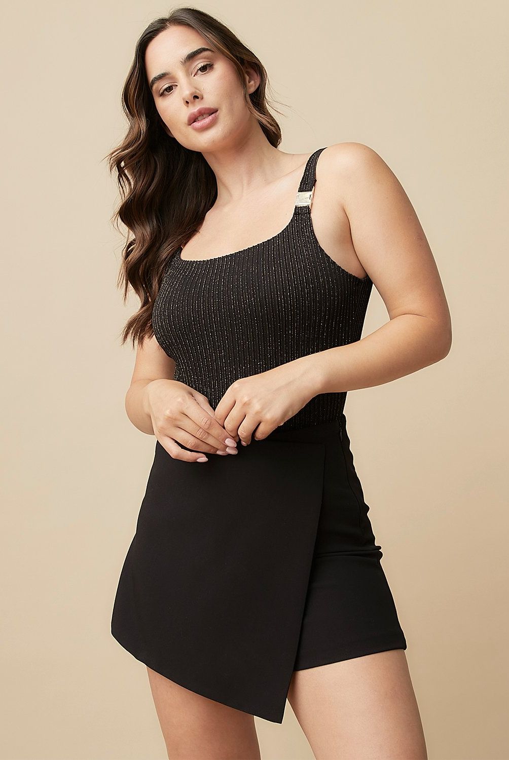 MOSSIMO - Body Lurex Sin Mangas Mujer Mossimo