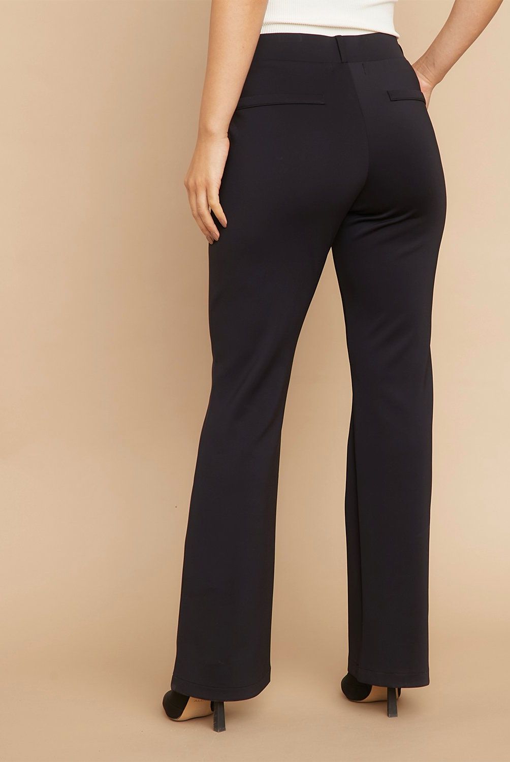 MOSSIMO - Pantalón Flare Tiro Alto Mujer Mossimo