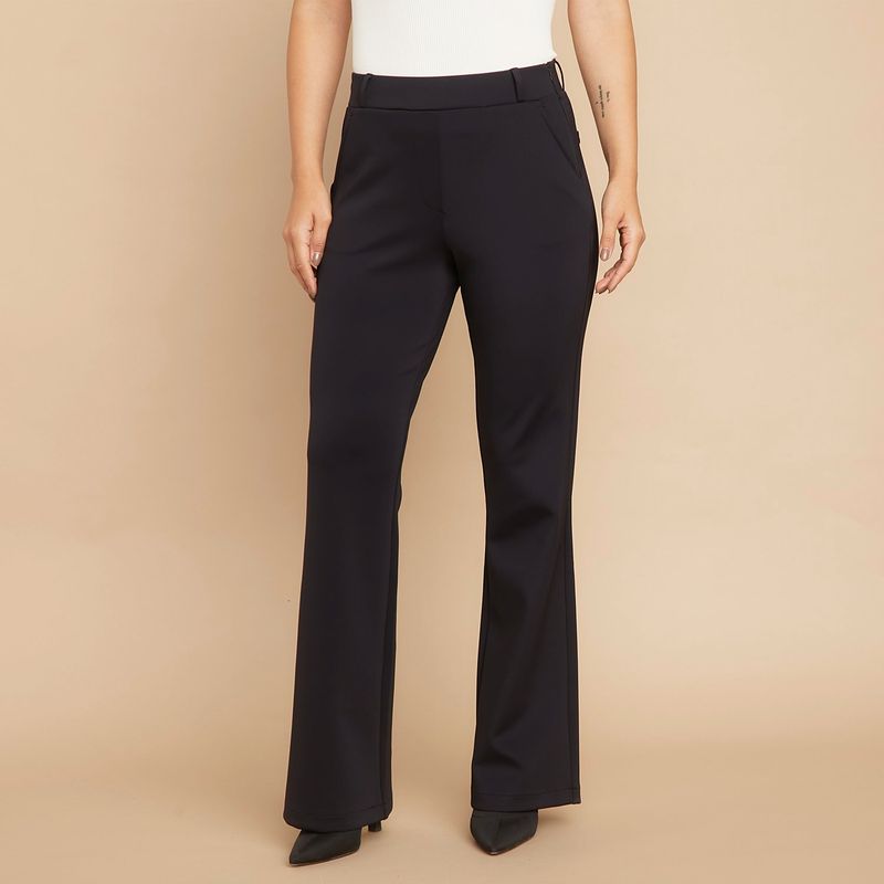 MOSSIMO - Pantalón Flare Tiro Alto Mujer Mossimo