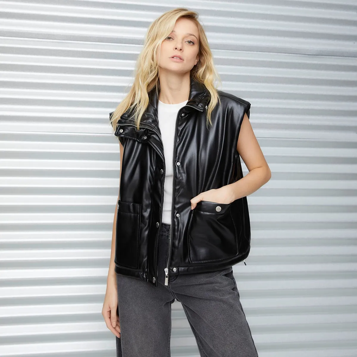 AMERICANINO - Parka Americanino Mujer Manga 3/4 Con Cierre Y Broche