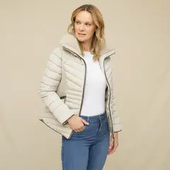 S COCCI - Parka S.Cocci Mujer Diseño Liso Con Gorro Manga Larga